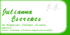 julianna cserepes business card